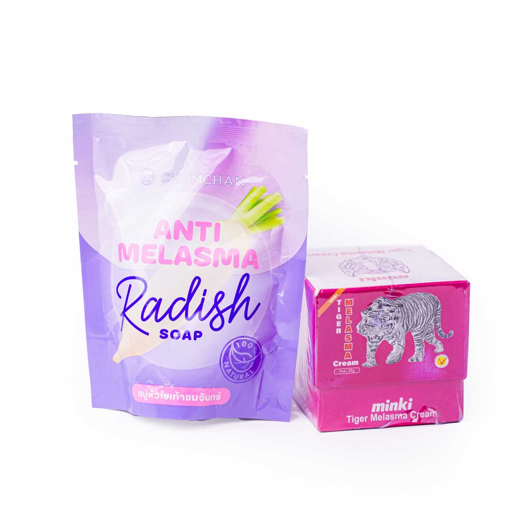 Double Action Tiger Cream & Anti Melasma Soap Combo