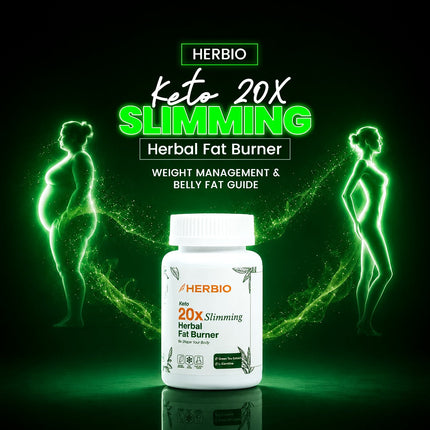HERBIO Keto 20X Slimming Herbal Fat Burner: Weight Management &amp; Belly Fat Guide