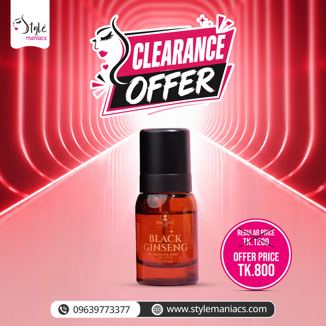 Black Ginseng Melasma and Aging Solution Serum