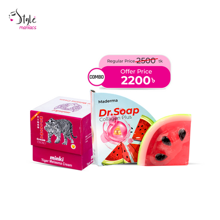 Dr watermelon soap and Double Action Tiger Cream Combo