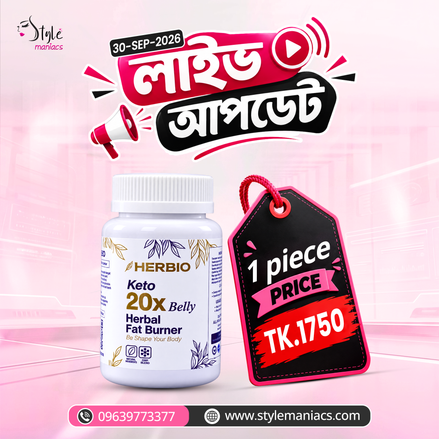 HERBIO Keto 20X Belly Herbal Fat Burner