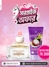Royal Rose Night Cream with raw glutathione and mangosteen facewash gift