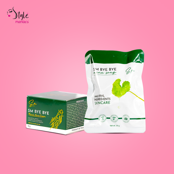 SM Bye Bye Acne Soap & SM Bye Medicated Acne Cream