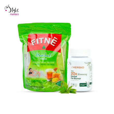 FITNE Tea & HERBIO Keto 20X Combo - Style Maniacs
