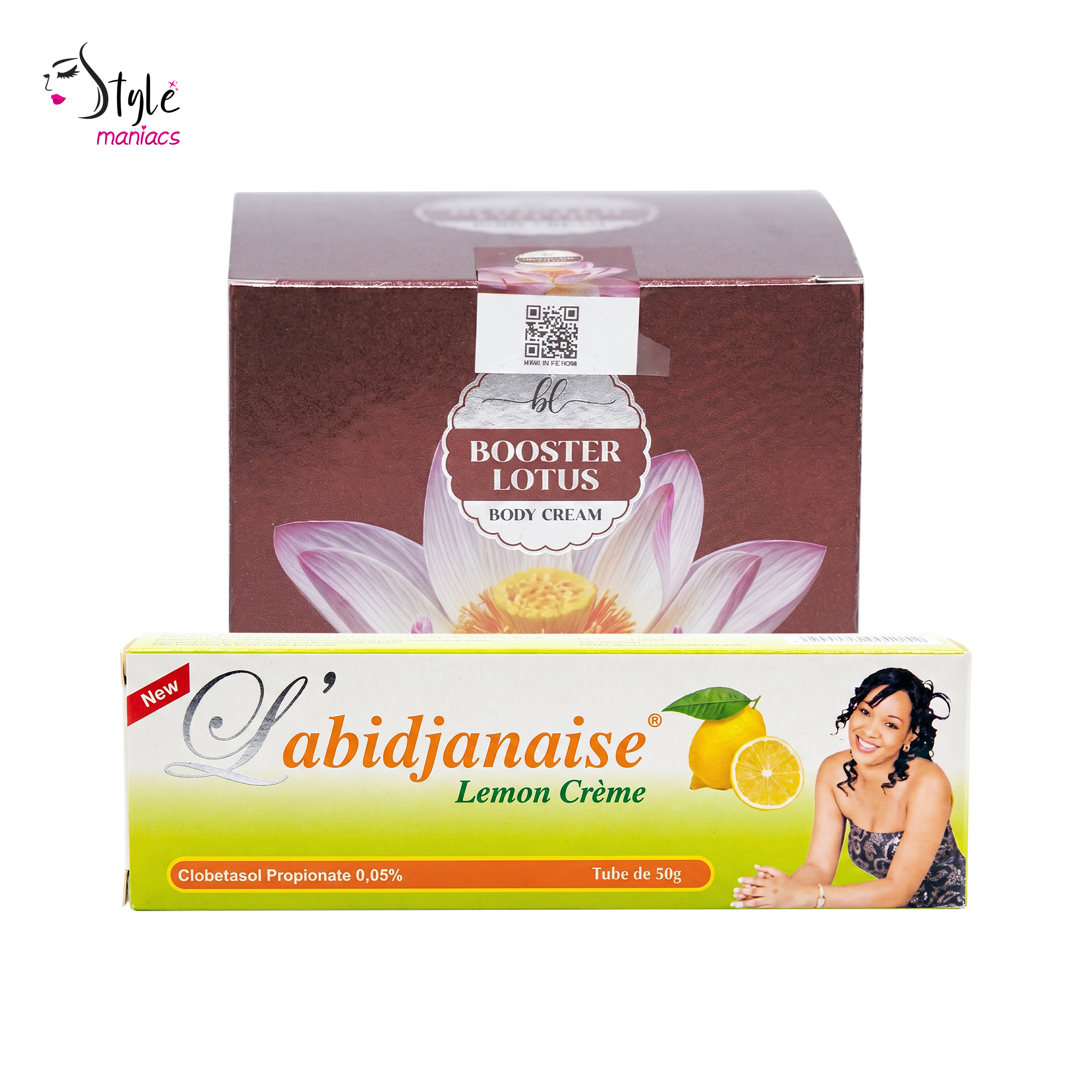 Booster Lotus Body Cream & abidjanaise Lemon Cream Combo