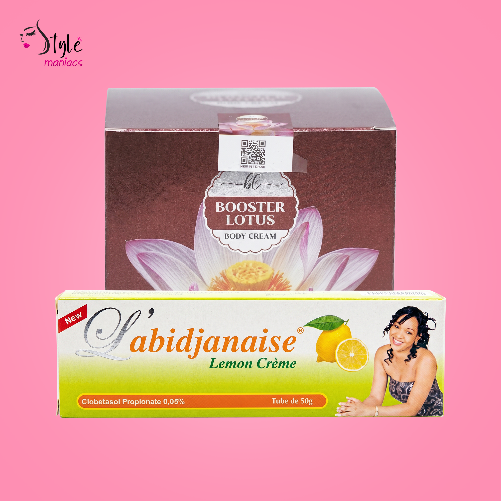 Booster Lotus Body Cream & abidjanaise Lemon Cream Combo