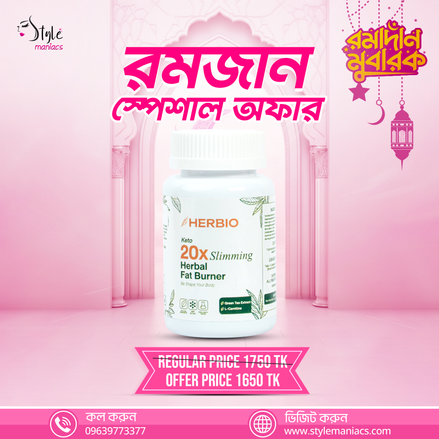 HERBIO Keto 20X Slimming Herbal Fat Burner - Style Maniacs