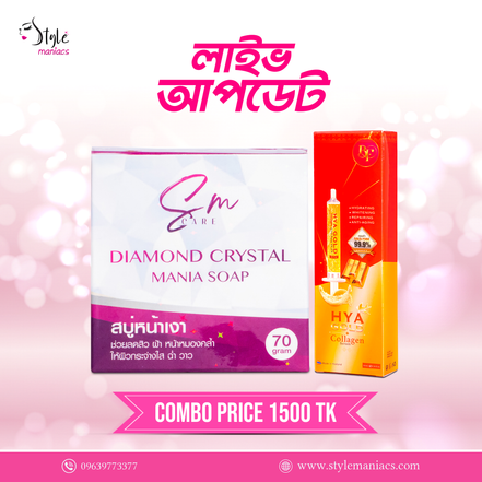 Sm Diamond soap & HYA gold injection