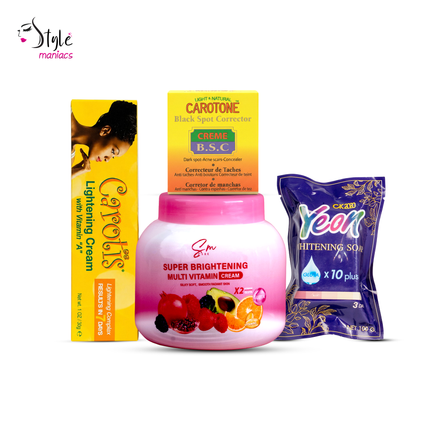 Sm Multivitamin Moisturizer, Carotone Cream & Carotis Cream