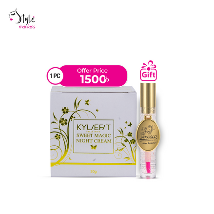Sweet Magic Night Cream ( Kiss Magic LipBum (GIFT))