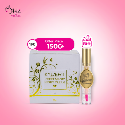 Sweet Magic Night Cream ( Kiss Magic LipBum (GIFT))