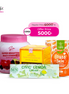 Collagen X3 Cream, Civic Lemon Cream, SM Multivitamin Moisturizer & Glass Skin Soap Combo