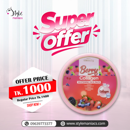 Berry Collagen Whitening Face Pack