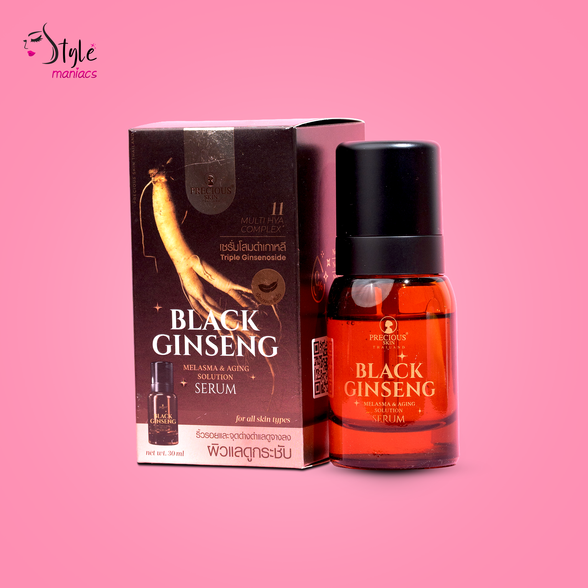 Black Ginseng Melasma and Aging Solution Serum - Style Maniacs