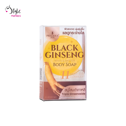 Black Ginseng White and Smooth Body Soap - Style Maniacs