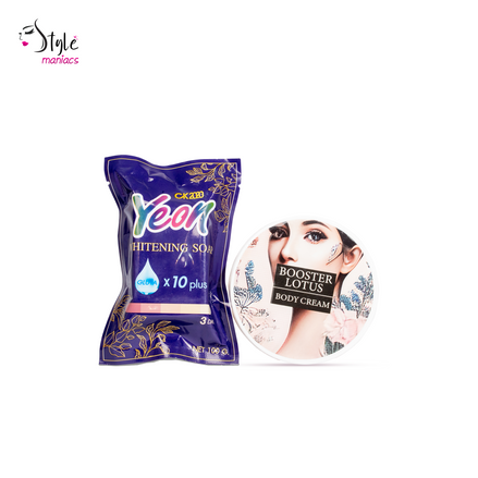 Booster Lotus Body Cream & Yeon Soap Combo