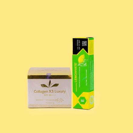 Collagen X3 Luxury Body Cream & Lemon Dose Body Cream Combo