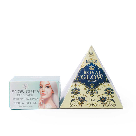 Royal Cream & Snow Gluta Facepack Combo