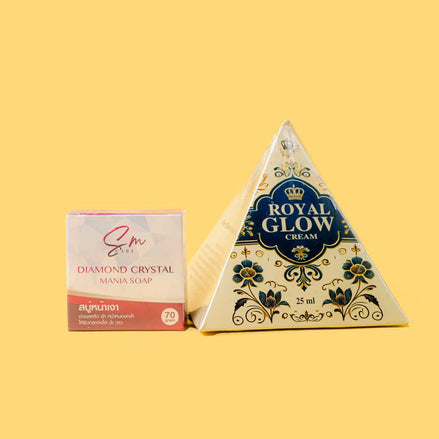 Royal Glow Cream & SM Diamond Mania Soap Combo