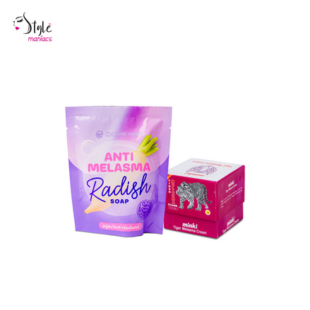 Double Action Tiger Cream & Anti Melasma Soap Combo