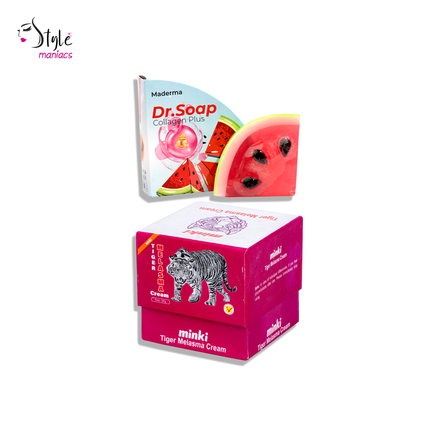 Dr watermelon soap and Double Action Tiger Cream Combo - Style Maniacs