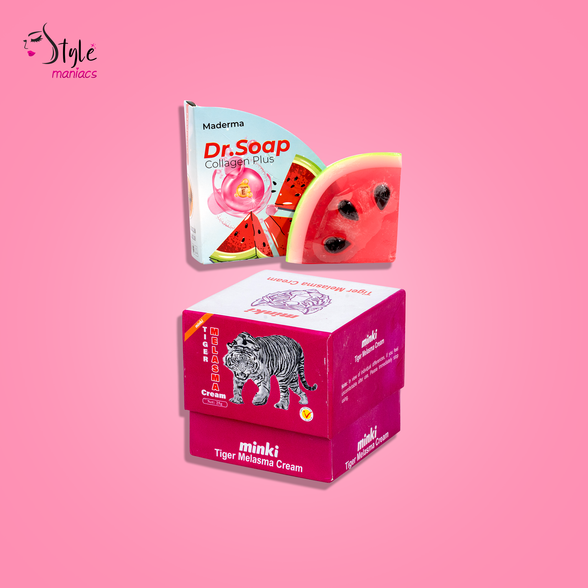 Dr watermelon soap and Double Action Tiger Cream Combo