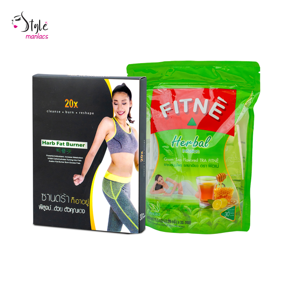 20X Slimming Capsule + FITNE Herbal Infusion