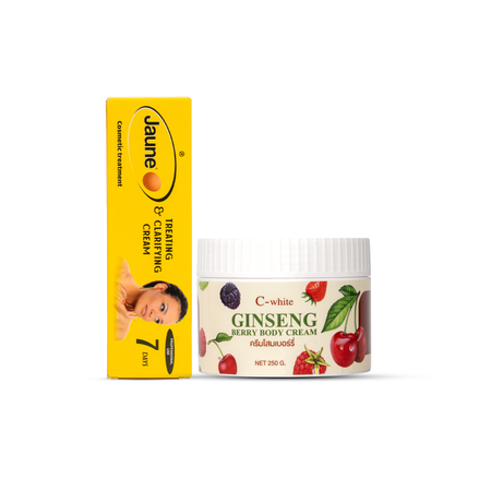 Ginseng moisturizer & Jaune cream