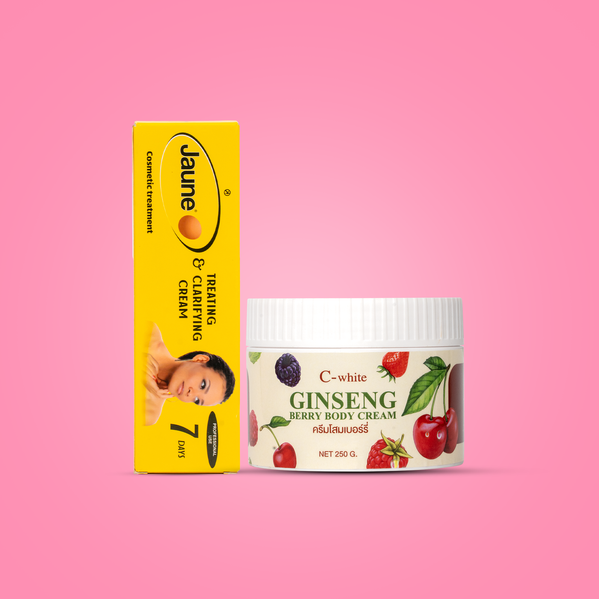 Ginseng moisturizer & Jaune cream