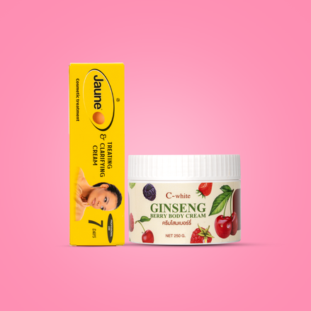 Ginseng moisturizer & Jaune cream