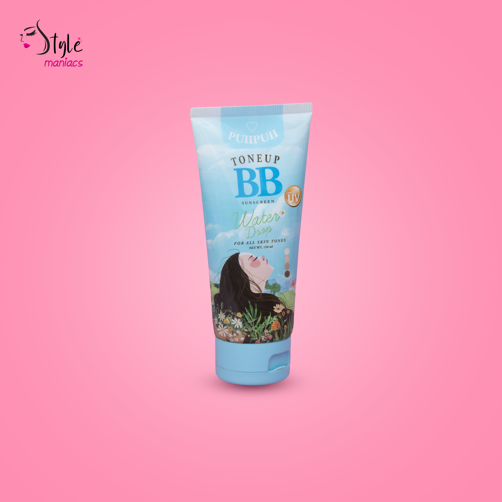 Puiipuii BB Toneup Sunscreen Water Drop