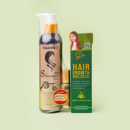 SM Tonic Hair Oil & Legano Hair Shampoo Combo