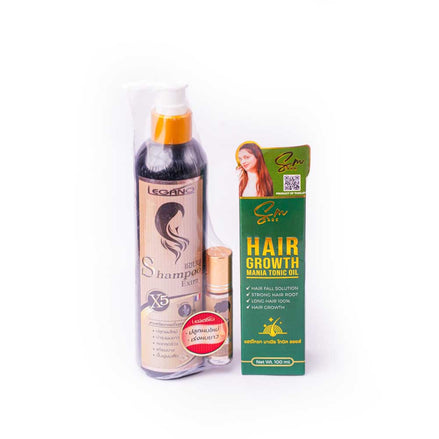 SM Tonic Hair Oil & Legano Hair Shampoo Combo