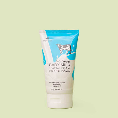 Baby Milk Facial Foam Facewash