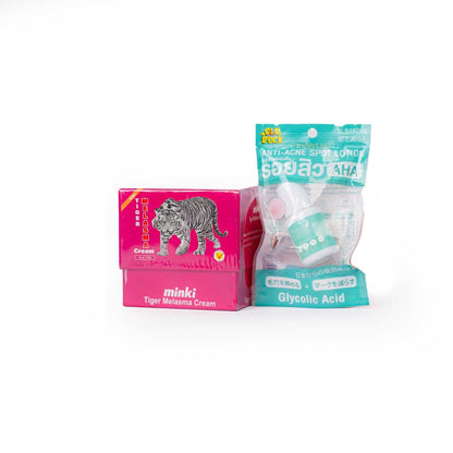 Anti Acne Spot Lotion & Double Action Tiger Cream Combo