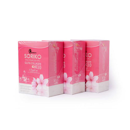 Soriko Gluta Collagen Juice 3 Combo