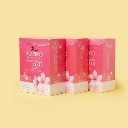 Soriko Gluta Collagen Juice 3 Combo