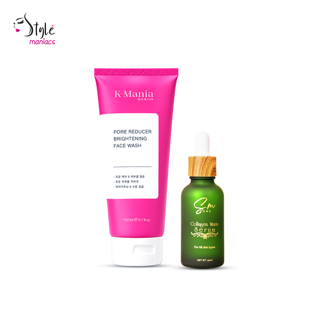 K-Mania Facewash & SM Serum Combo