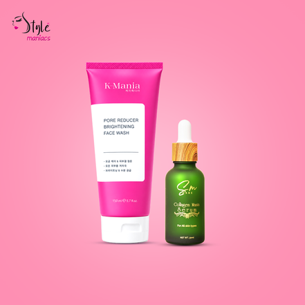 K-Mania Facewash & SM Serum Combo