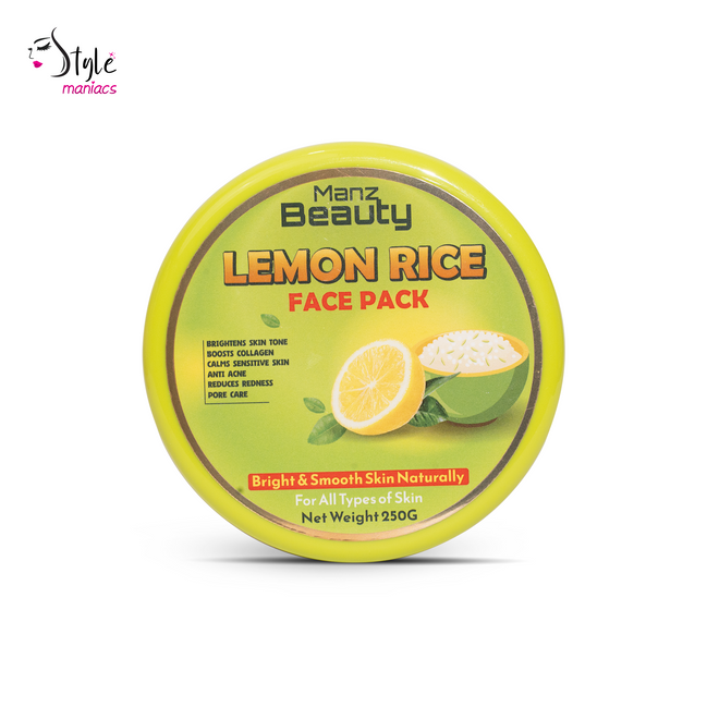 Manz Beauty Lemon Rice Face Pack