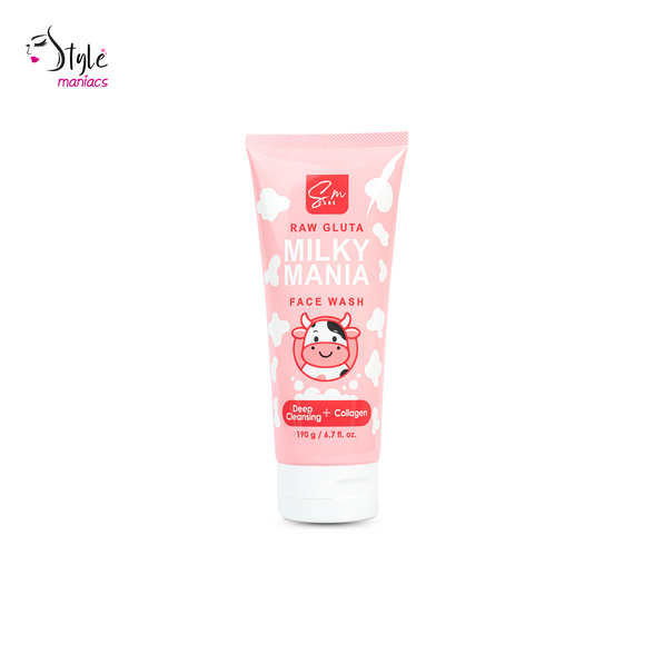 SM Raw Gluta Milk Mania Facewash - Style Maniacs