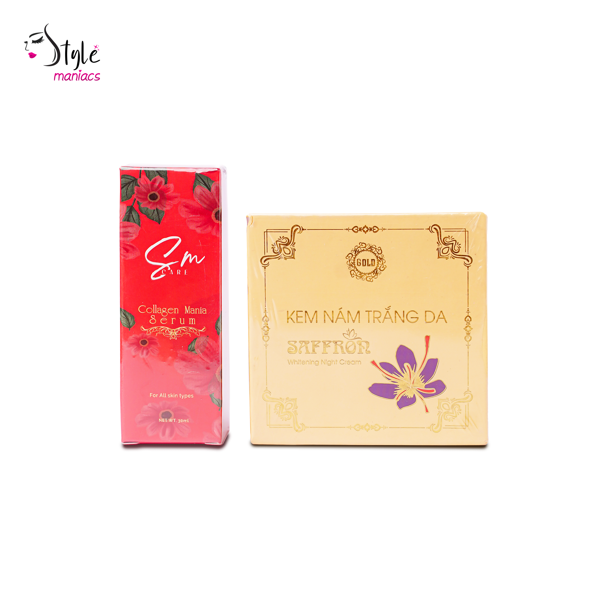 SM Serum & Premium Saffron Night Cream Combo