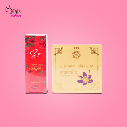 SM Serum & Premium Saffron Night Cream Combo
