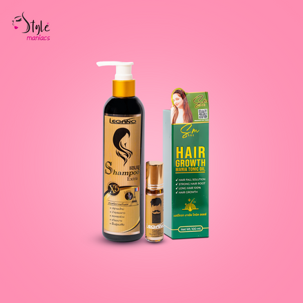 SM Tonic Hair Oil & Legano Hair Shampoo Combo