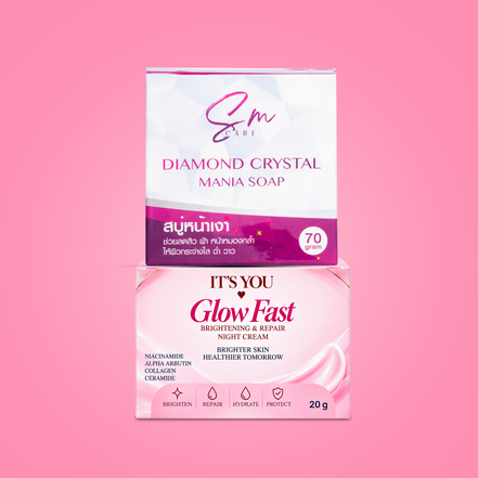 Glow Fast Night Cream & SM Diamond Soap