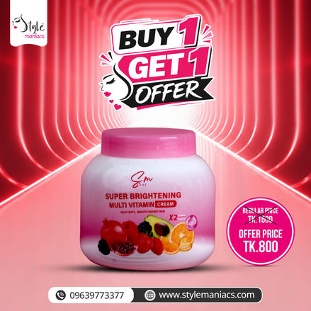 Super brightening multivitamin cream